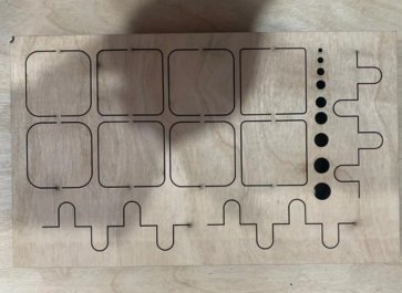 die cutting sample