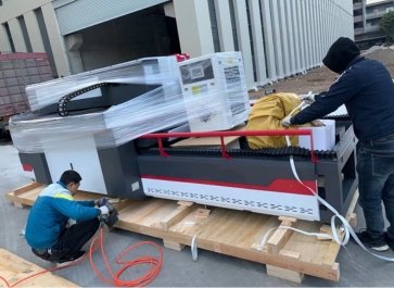 packing details laser die cutting machine