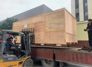 wooden package of laser die cutting machine