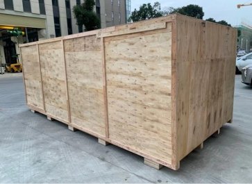 wooden package of laser die cutting machine