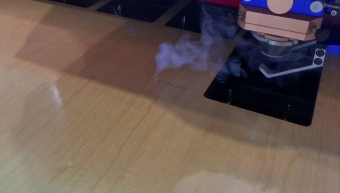 laser marking function of laser die cutting machine