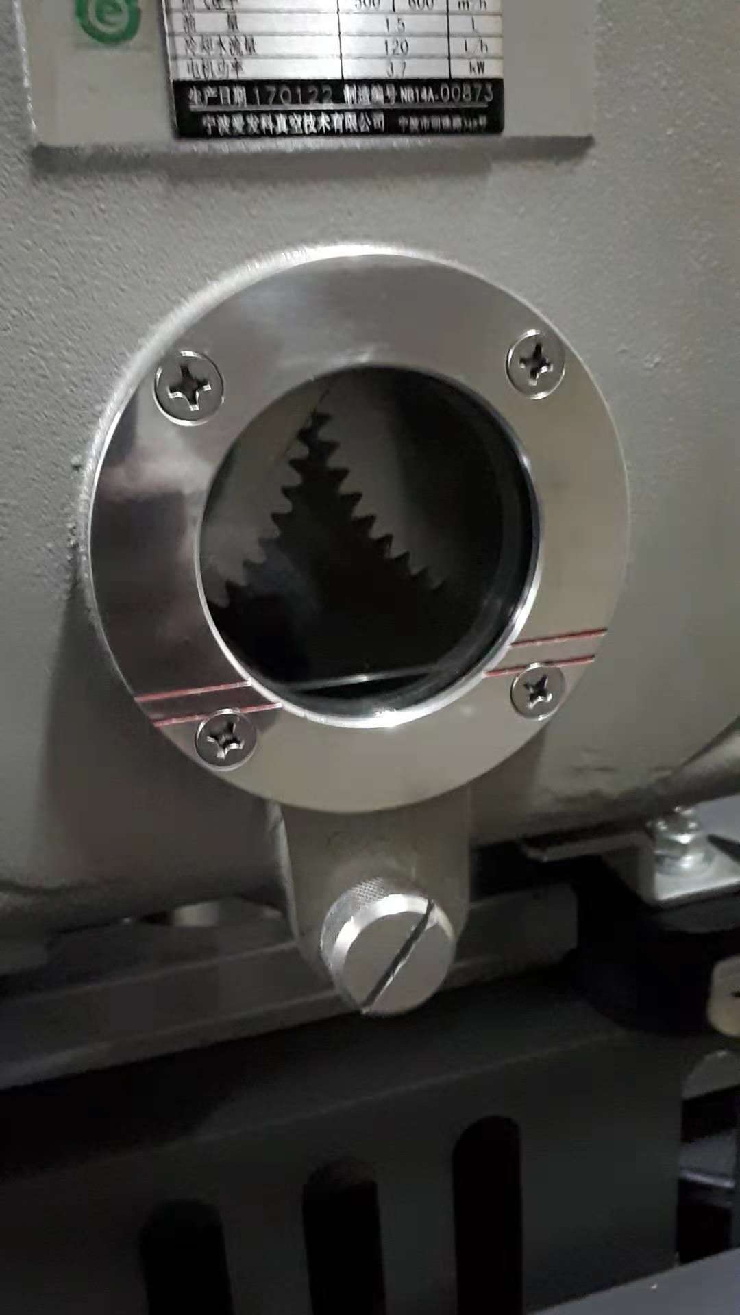 Roots pump of the fast-axial-flow laser generator