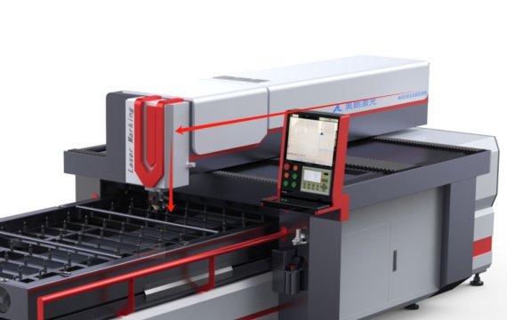 constant laser path of the laser die cutting machine