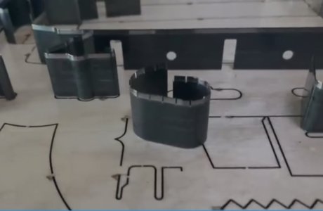 video of the steel rule bending machine with nicking