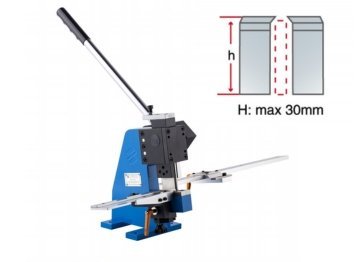 European type dual lipping steel rule cutter