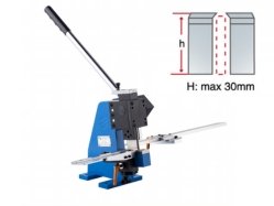 European type dual lipping steel rule manual cutter