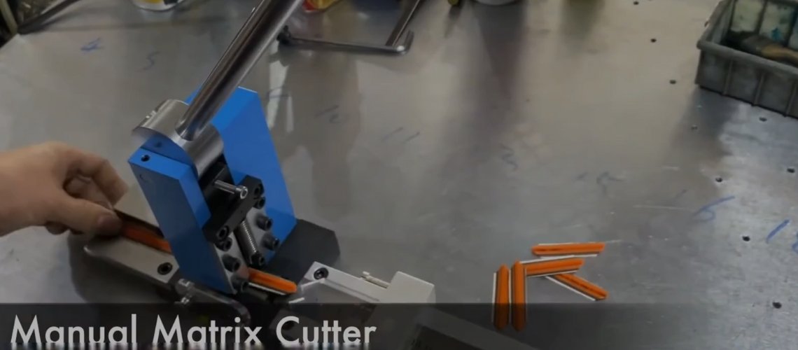 manual matrix cutter video page