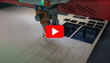 1500W Laser Die Cutting Machine Test in the Factory