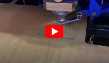 600W laser die cutting machine video page