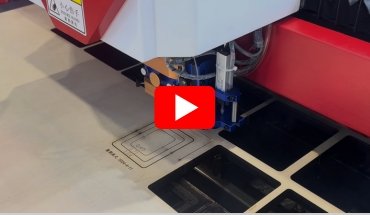 laser die cutting machine video page