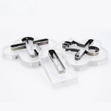 Acrylic material die board cutting
