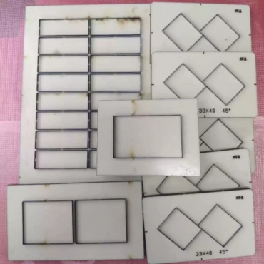 PVC die board laser cutting