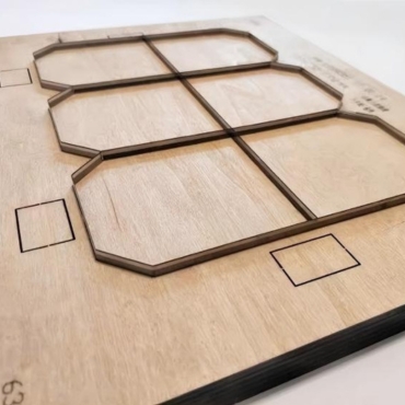 plywood die board cutting